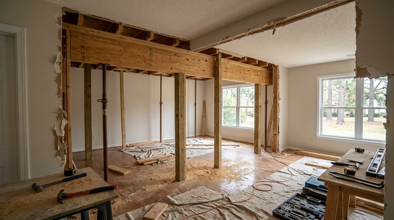 Beam Replacement & Load-Bearing Wall Removal Fayetteville